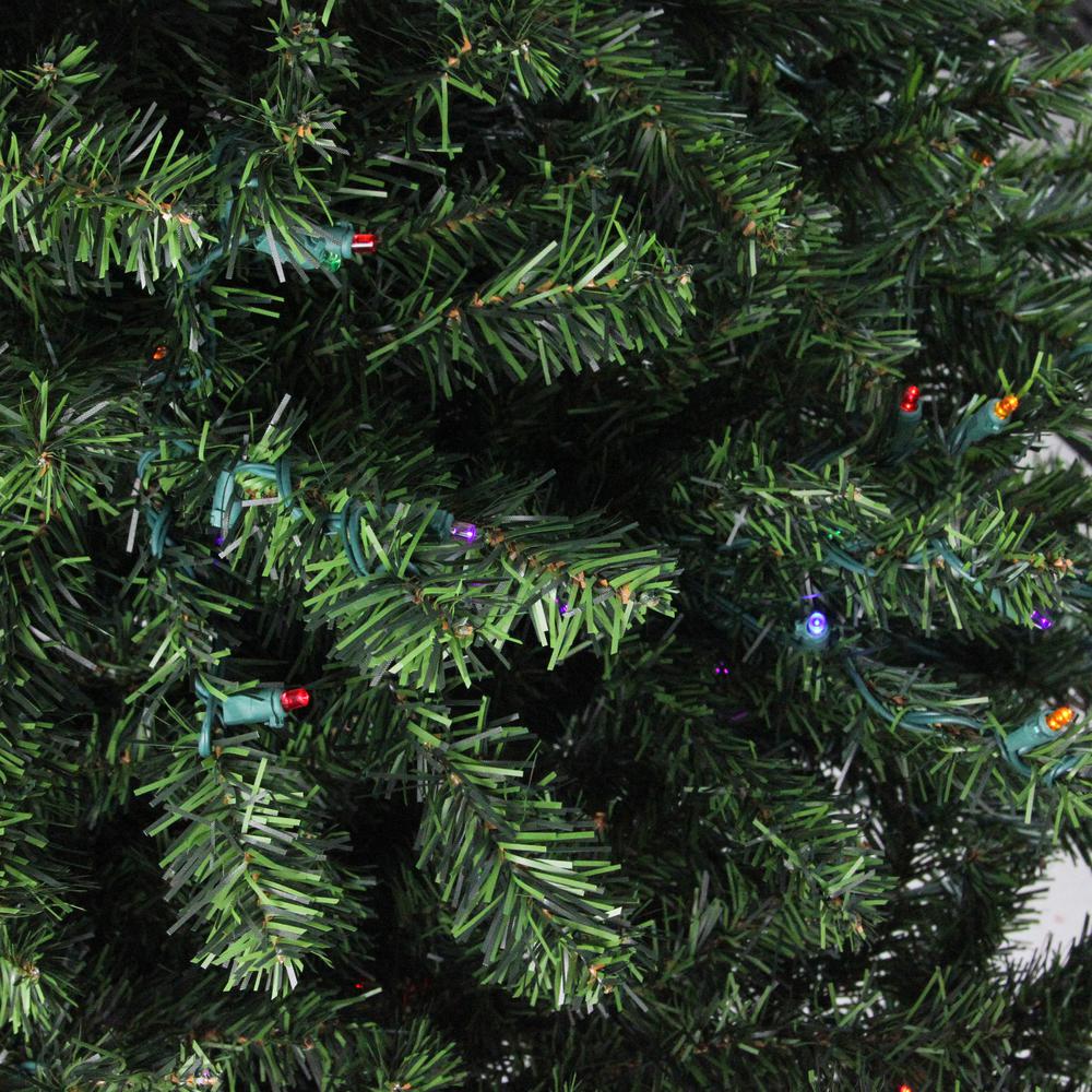 15' Pre-Lit Artificial Canadian Pine Commercial Christmas Tree-Warm White Lights. Picture 2