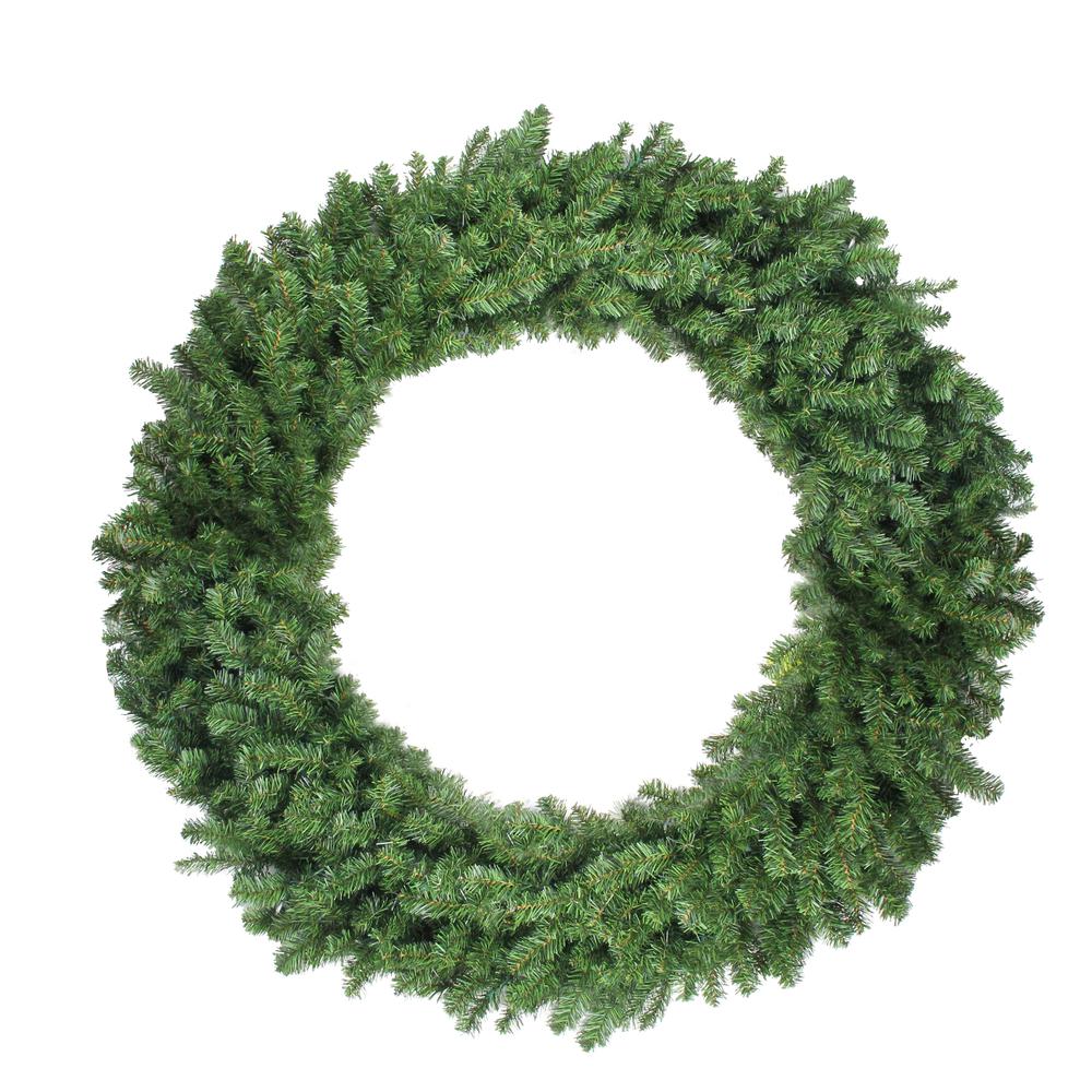 Canadian Pine Artificial Christmas Wreath  48-Inch  Unlit. Picture 1