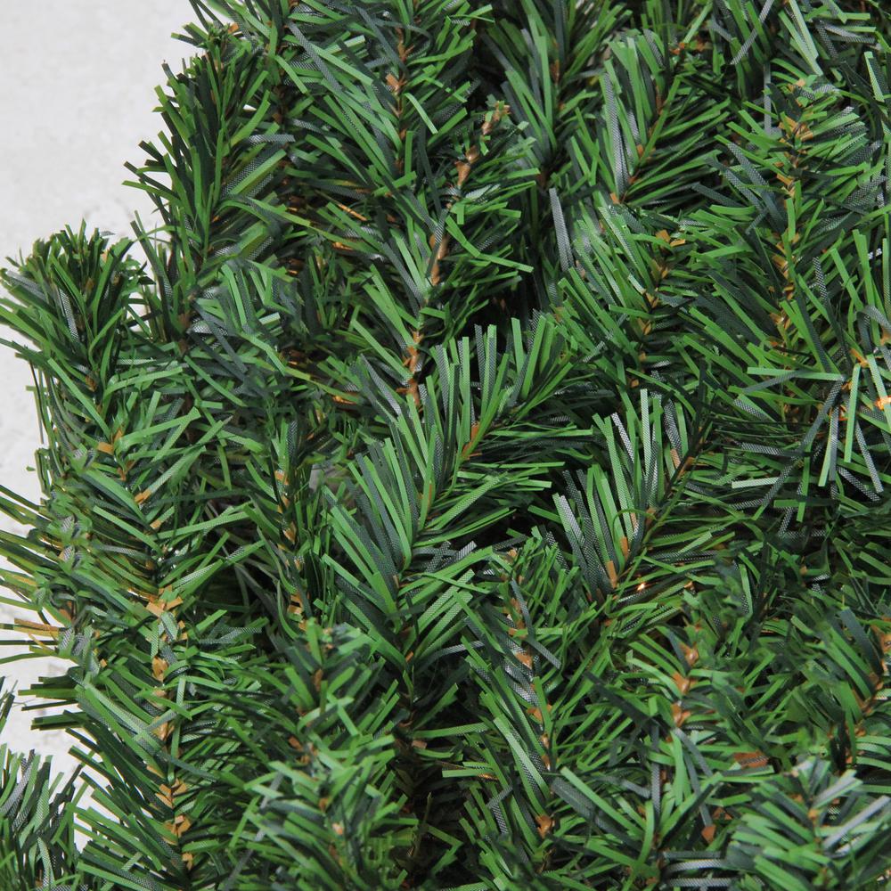 8' Commercial Size Canadian Pine Artificial Christmas Wreath - Unlit. Picture 2