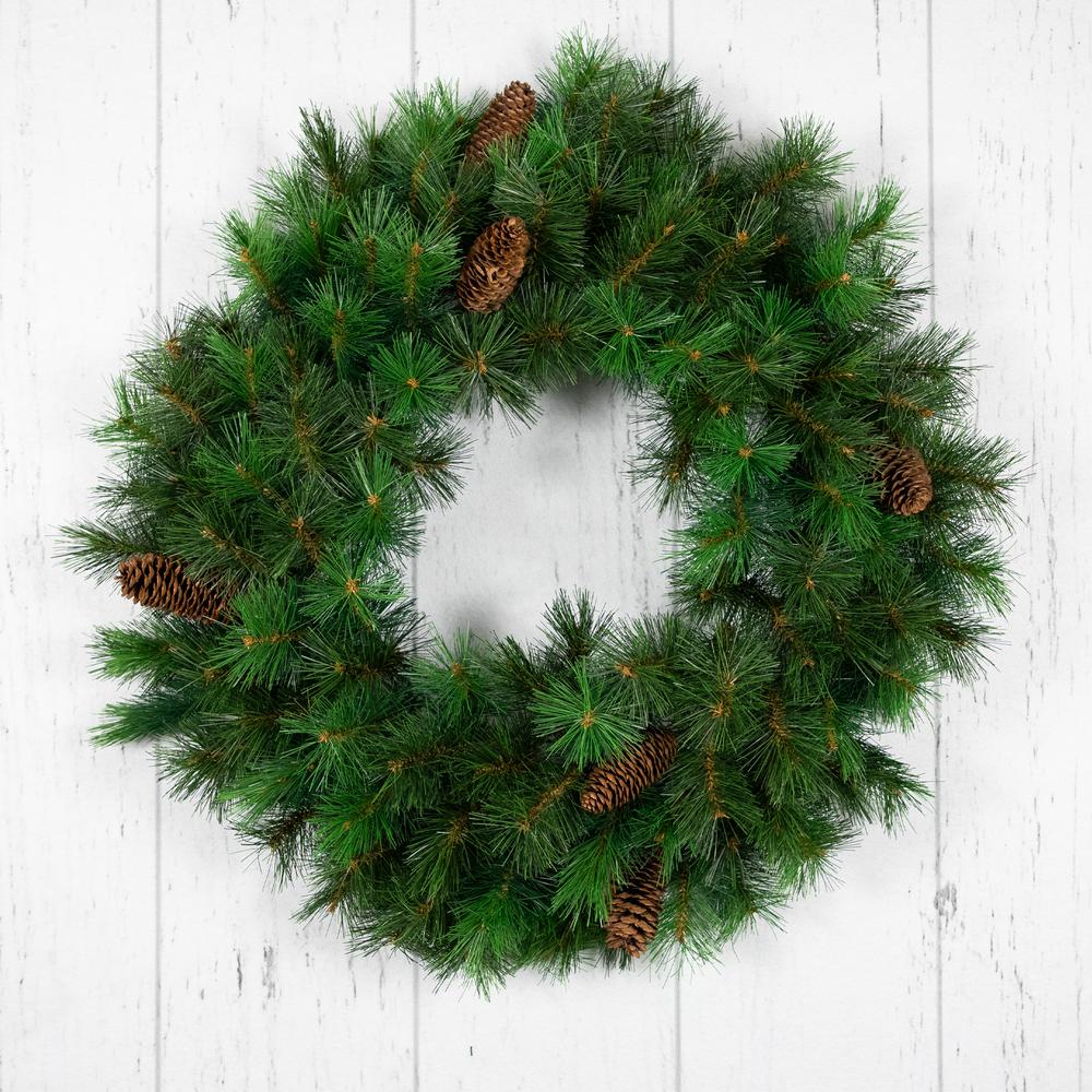 Royal Oregon Pine Artificial Christmas Wreath - 24-Inch  Unlit. Picture 4