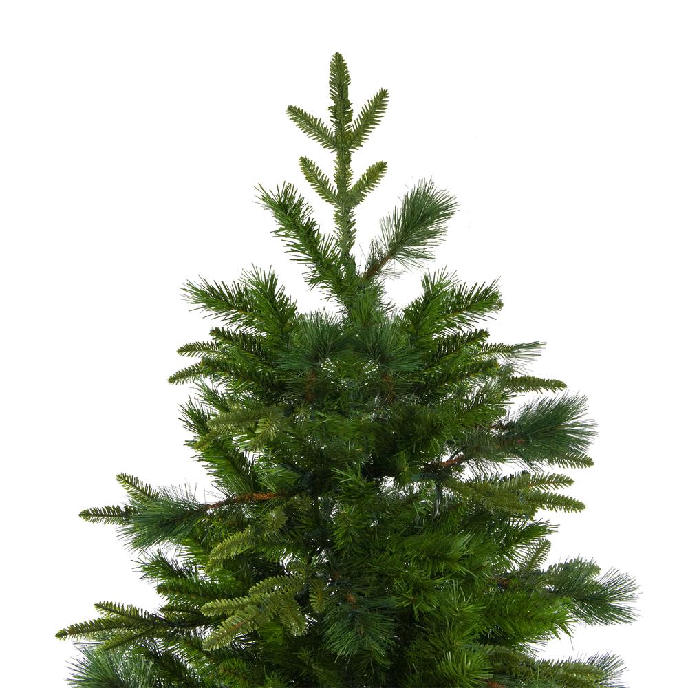 7.5' Medium Mixed Rosemary Emerald Angel Pine Artificial Christmas Tree - Unlit. Picture 3