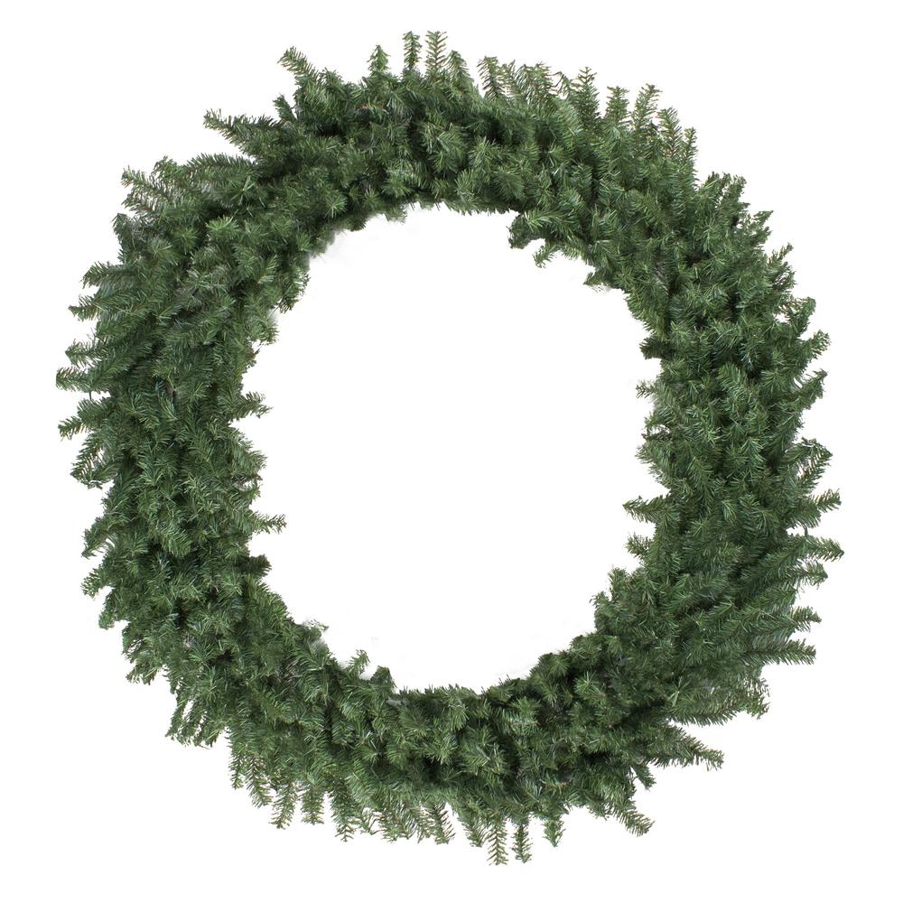 Canadian Pine Commercial Artificial Christmas Wreath  72-Inch  Unlit. Picture 3