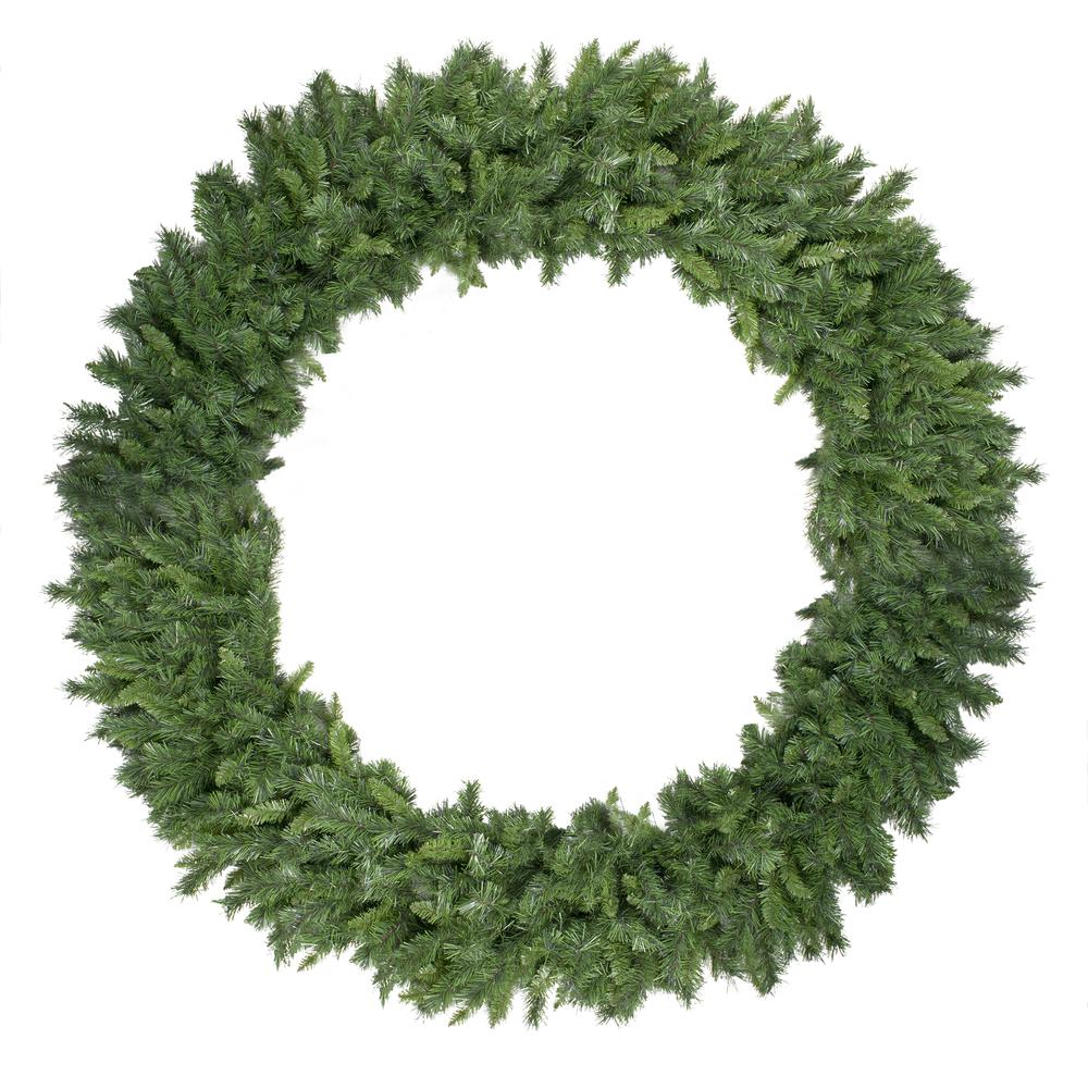 Green Lush Mixed Pine Artificial Christmas Wreath - 72-Inch  Unlit. Picture 1