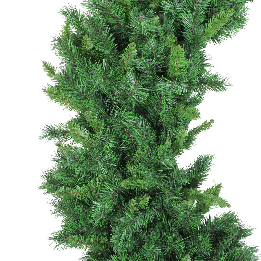 Green Lush Mixed Pine Artificial Christmas Wreath - 72-Inch  Unlit. Picture 2