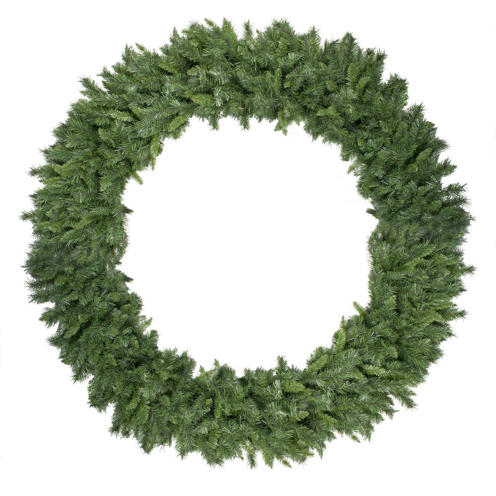 Green Lush Mixed Pine Artificial Christmas Wreath - 72-Inch  Unlit. Picture 3