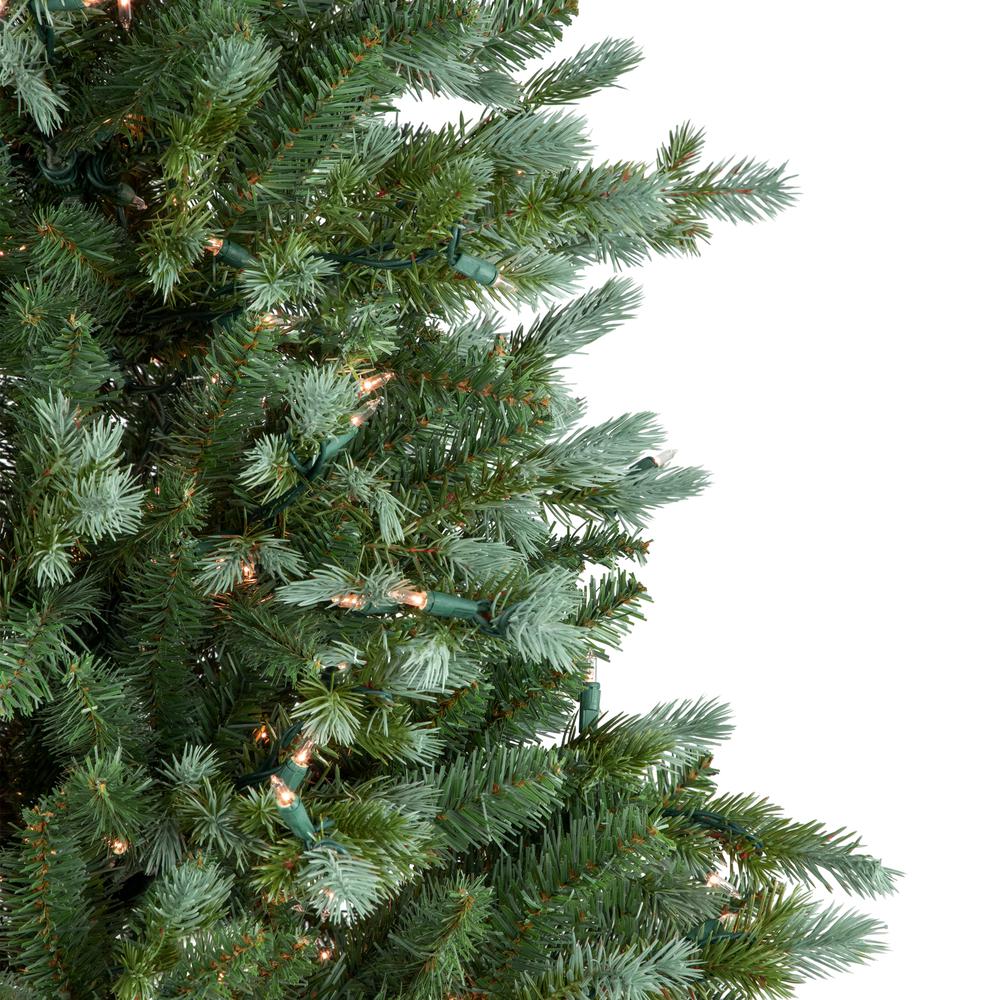 6' Pre-Lit Blue Spruce Artificial Christmas Tree  Clear Lights. Picture 4