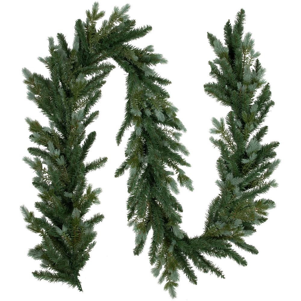 9' x 14" Blue Spruce Artificial Christmas Garland  Unlit. Picture 1