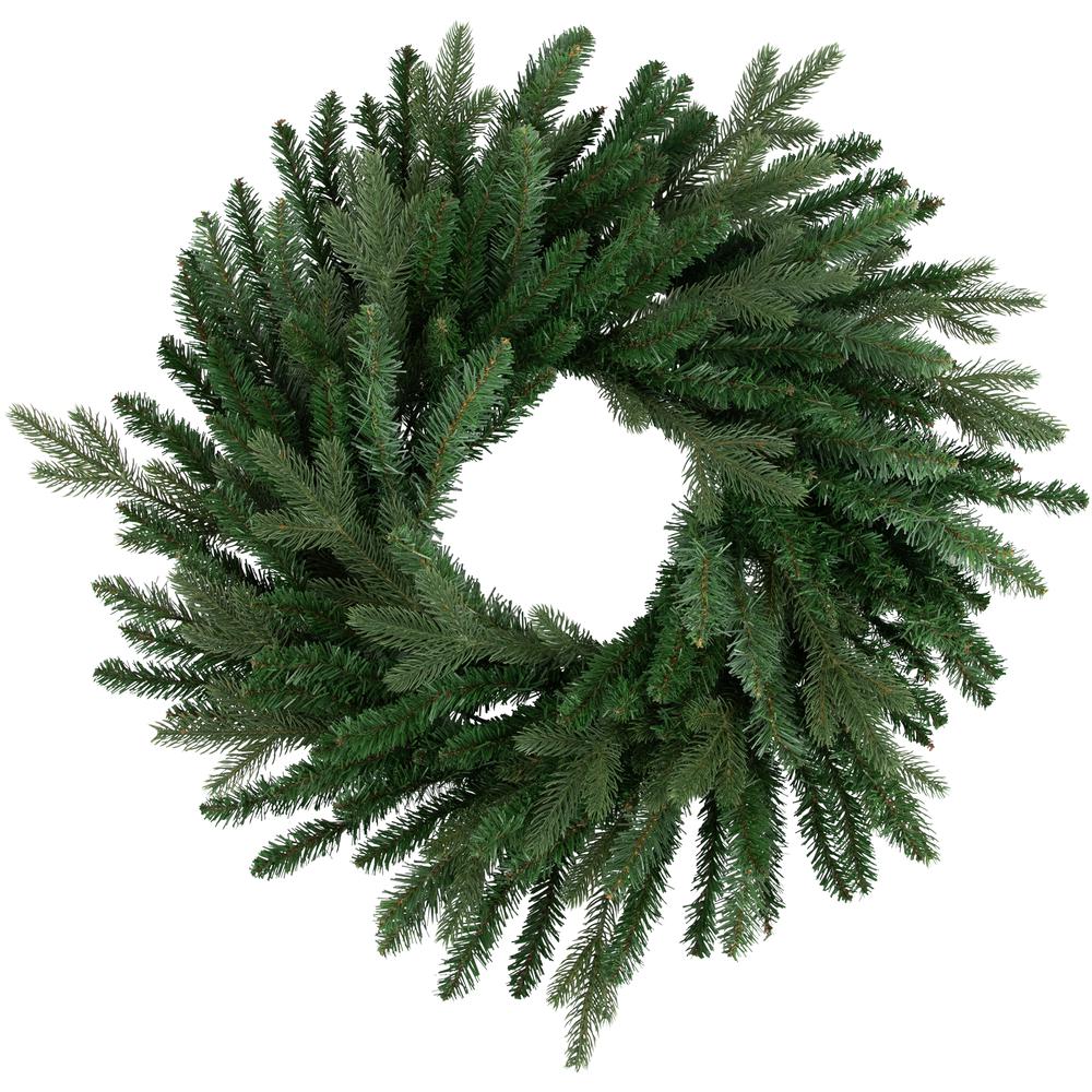 Real Touch™ Grande Spruce Artificial Christmas Wreath - Unlit - 24". Picture 3