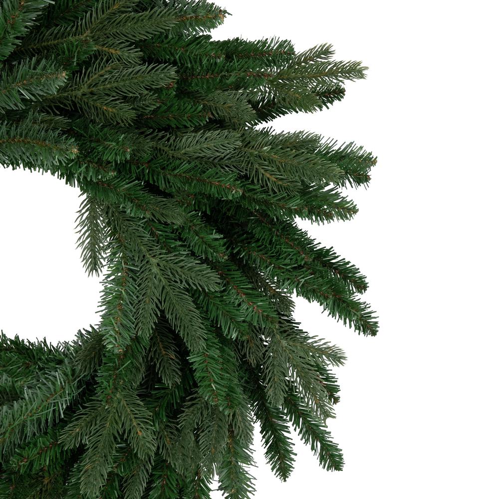 Real Touch™ Grande Spruce Artificial Christmas Wreath - Unlit - 24". Picture 4