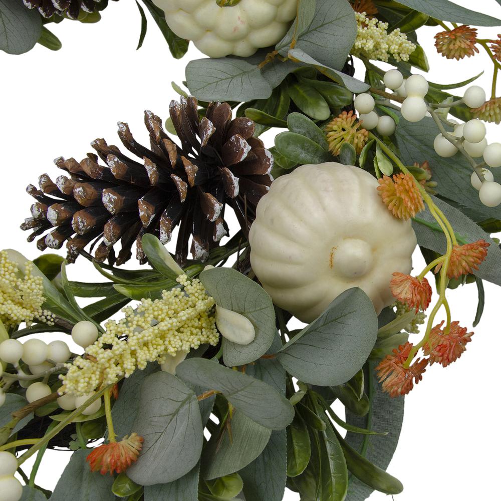 Gourds and Foliage Artificial Thanksgiving Wreath - 24-Inch  Unlit. Picture 2