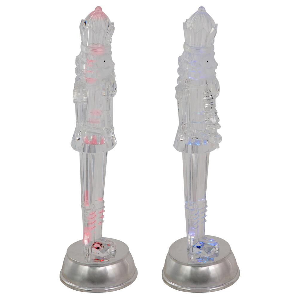 Set of 2 LED Lighted and Musical Nutcracker Christmas Figurines  12.5-Inch. Picture 5