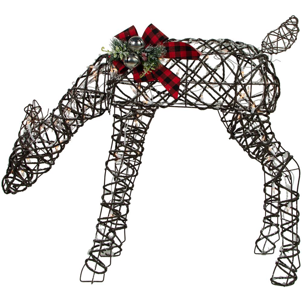 39.75" Lighted Reindeer Christmas Decoration. Picture 4
