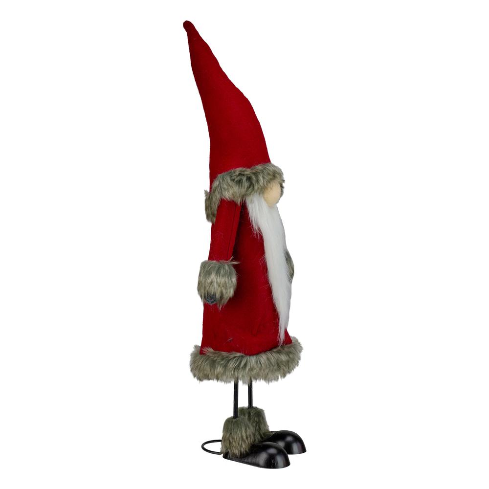 17" Red and White Santa Gnome Christmas Figurine. Picture 3