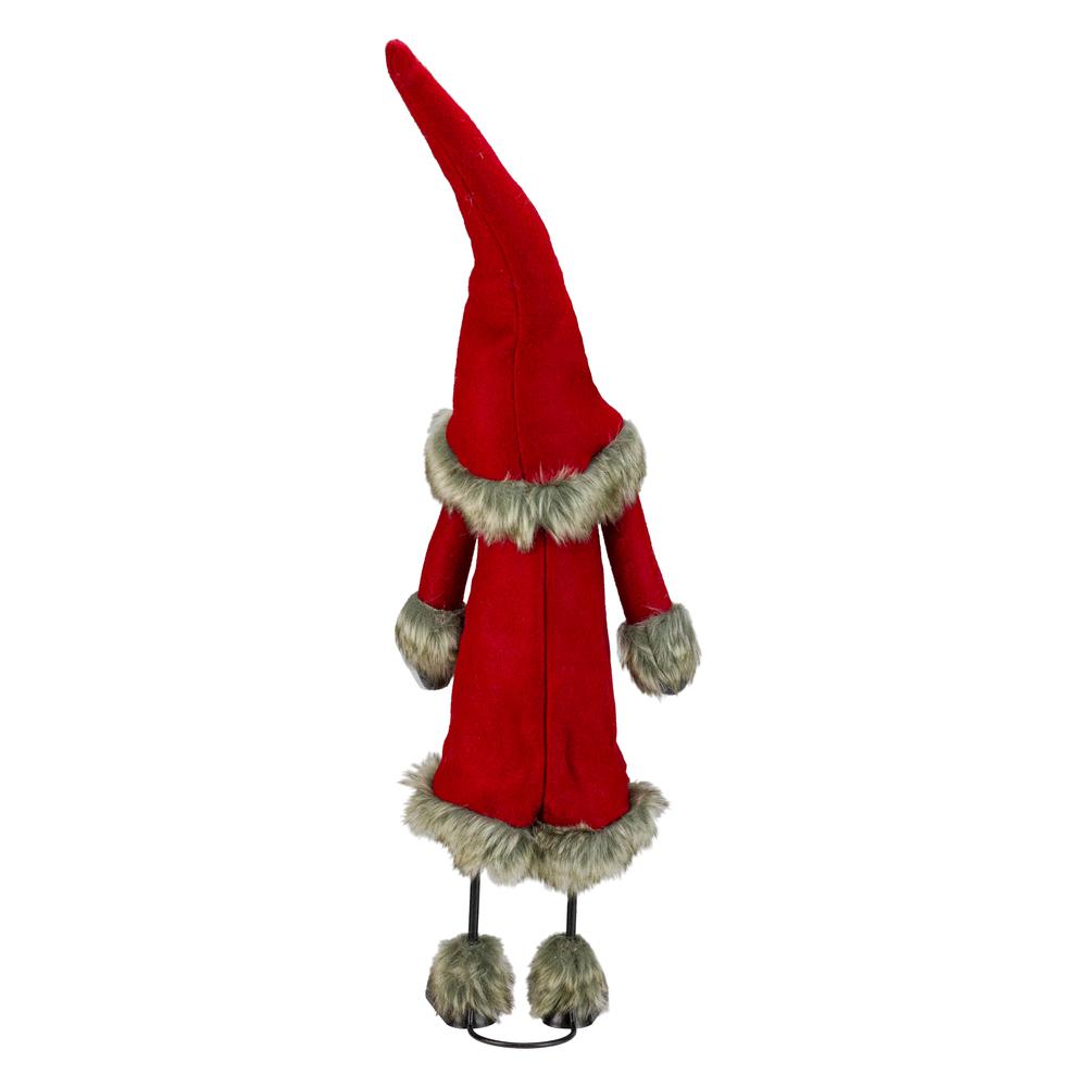 17" Red and White Santa Gnome Christmas Figurine. Picture 4