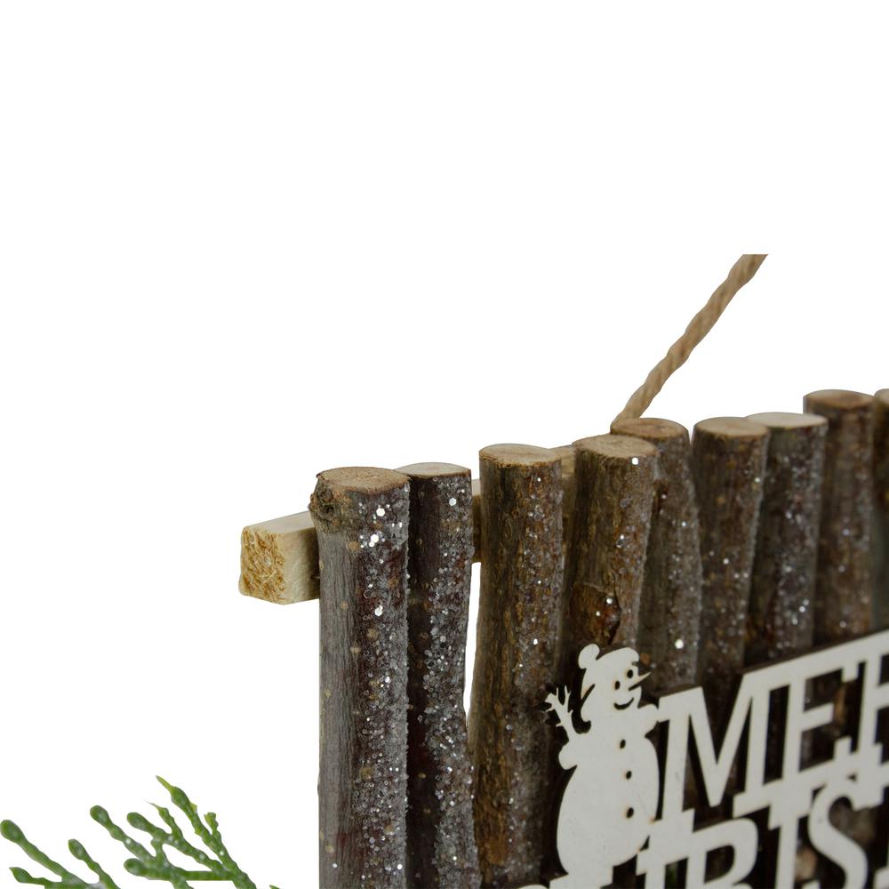 16" Rustic "Merry Christmas" Wall Sign. Picture 3