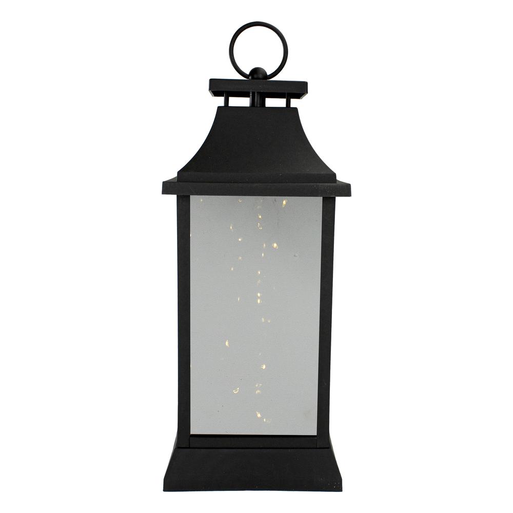 16-Inch LED Lighted Battery Operated Lantern Warm White Flickering Light. Picture 3