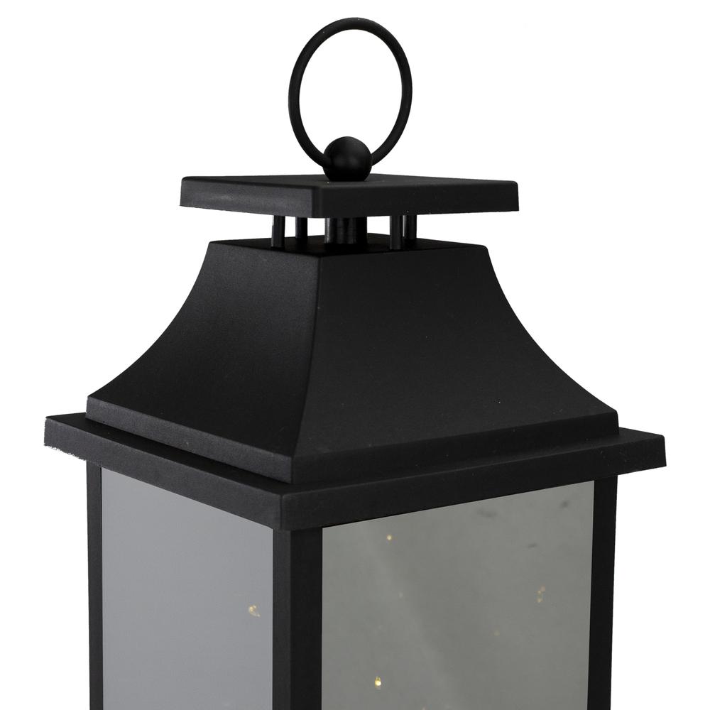 16-Inch LED Lighted Battery Operated Lantern Warm White Flickering Light. Picture 4