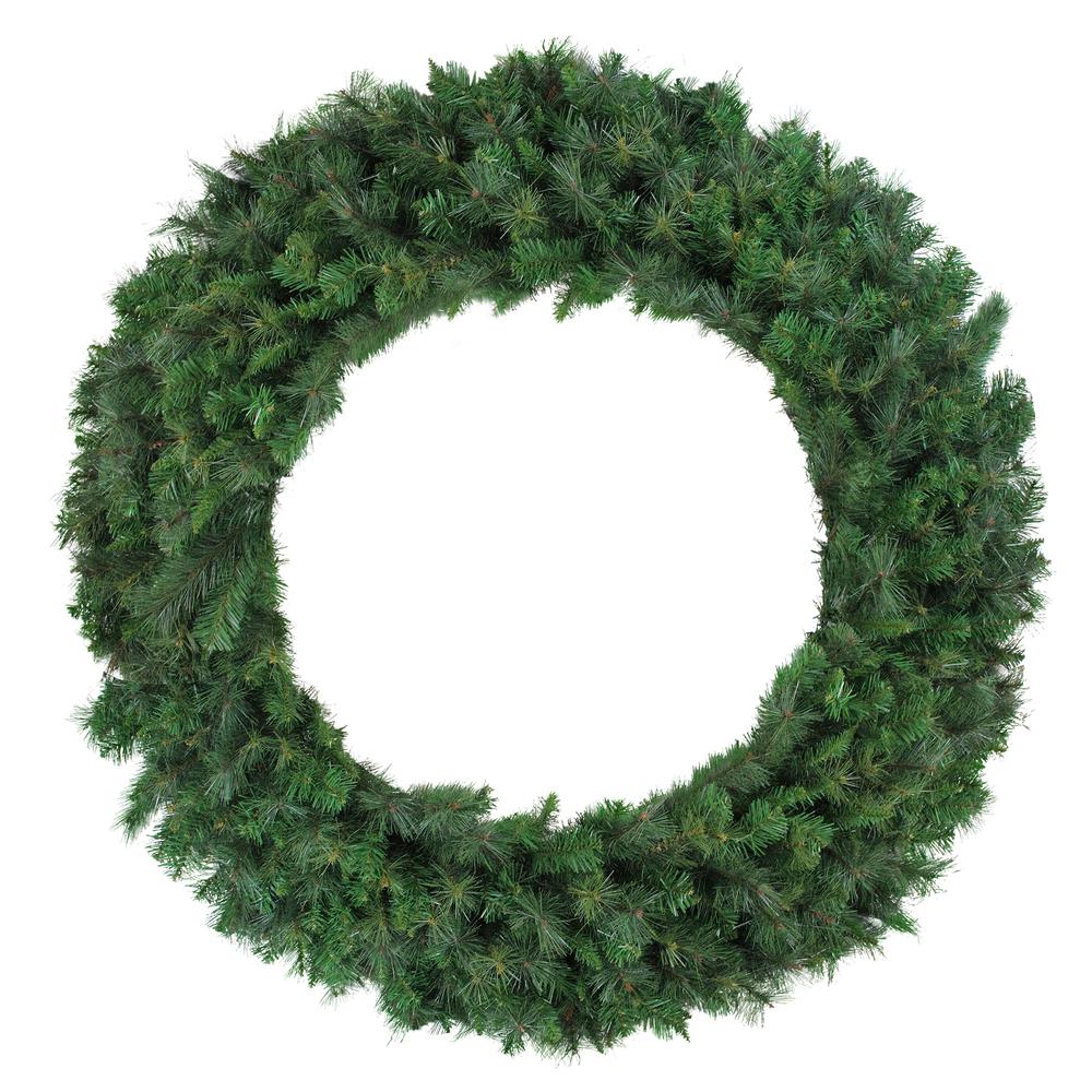 Mixed Canyon Pine Artificial Christmas Wreath - 60-Inch  Unlit. Picture 1