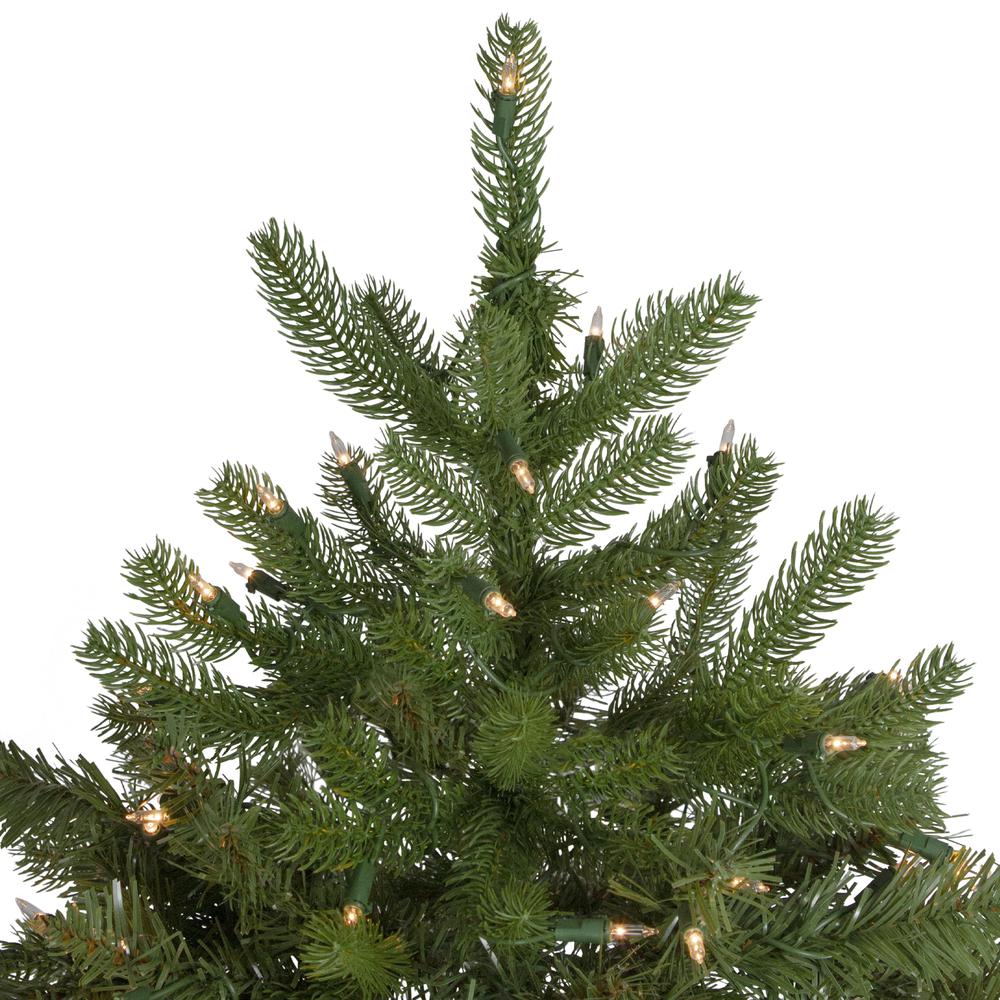 7.5' Pre-Lit Palisades Fir Artificial Christmas Tree - Clear Lights. Picture 3