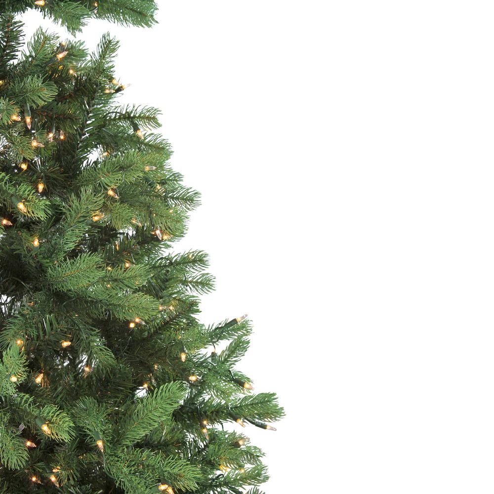 6.5' Pre-Lit Full Noble Fir Artificial Christmas Tree - Clear Lights. Picture 2