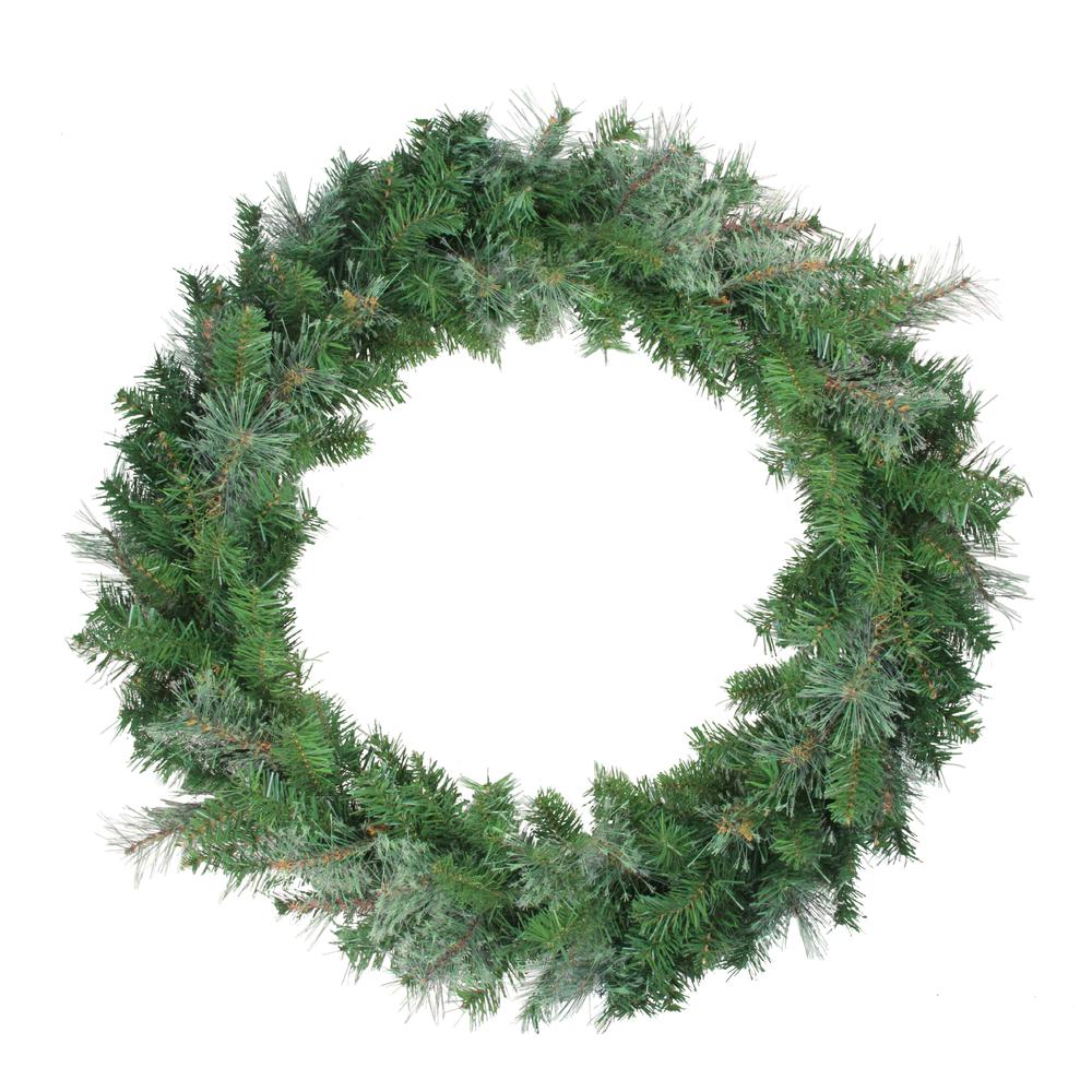 36" Mixed Cashmere Pine Artificial Christmas Wreath - Unlit. Picture 1