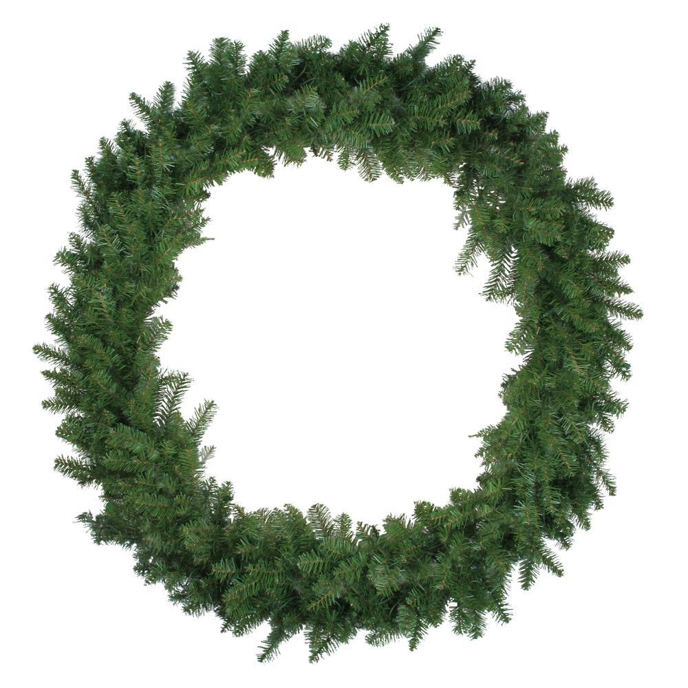 48" Green Northern Pine Artificial Christmas Wreath - Unlit. Picture 1