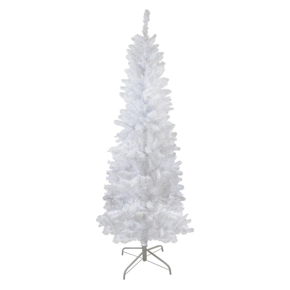 6' Pencil White Spruce Artificial Christmas Tree - Unlit. Picture 1