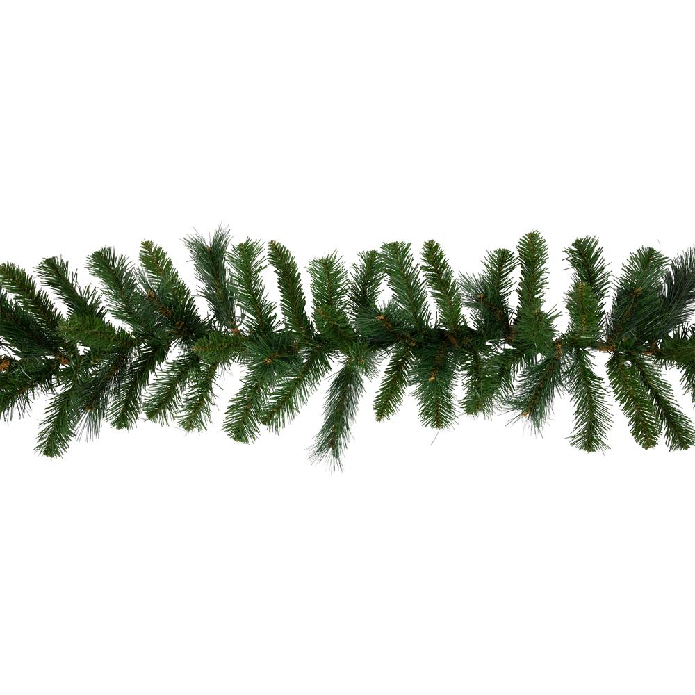 9' x 12" Mixed Green Beaver Pine Artificial Christmas Garland  Unlit. Picture 4