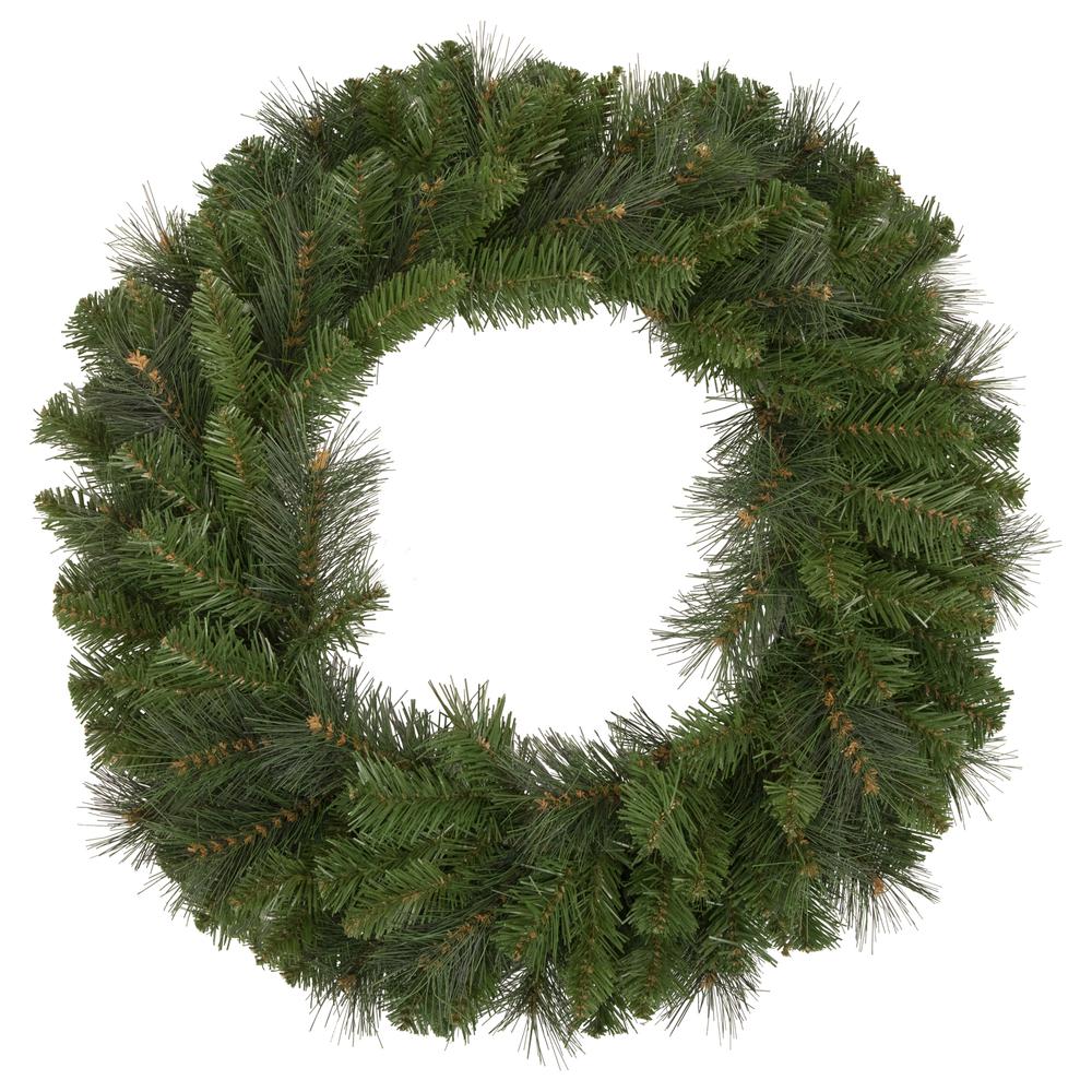 Mixed Beaver Pine Artificial Christmas Wreath  24-Inch  Unlit. Picture 1