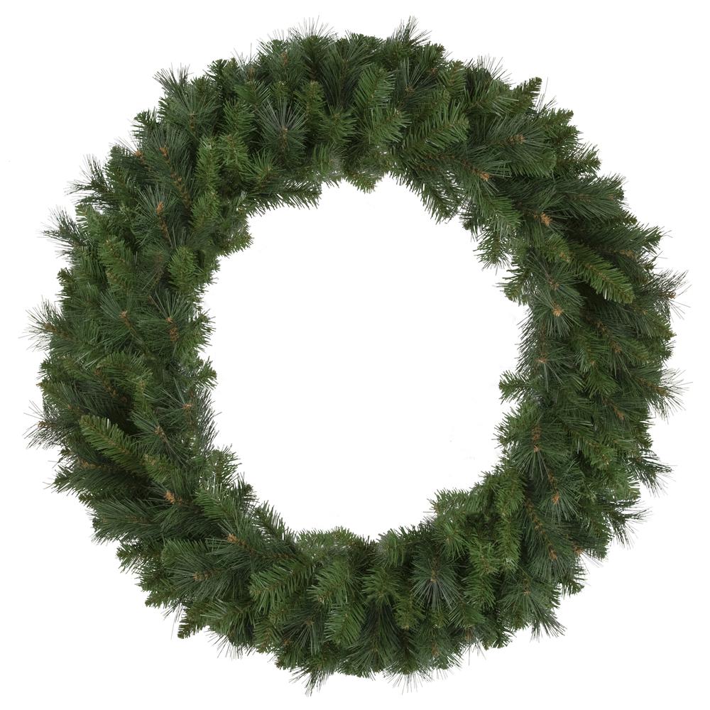 Beaver Pine Mixed Artificial Christmas Wreath  36-Inch  Unlit. Picture 1