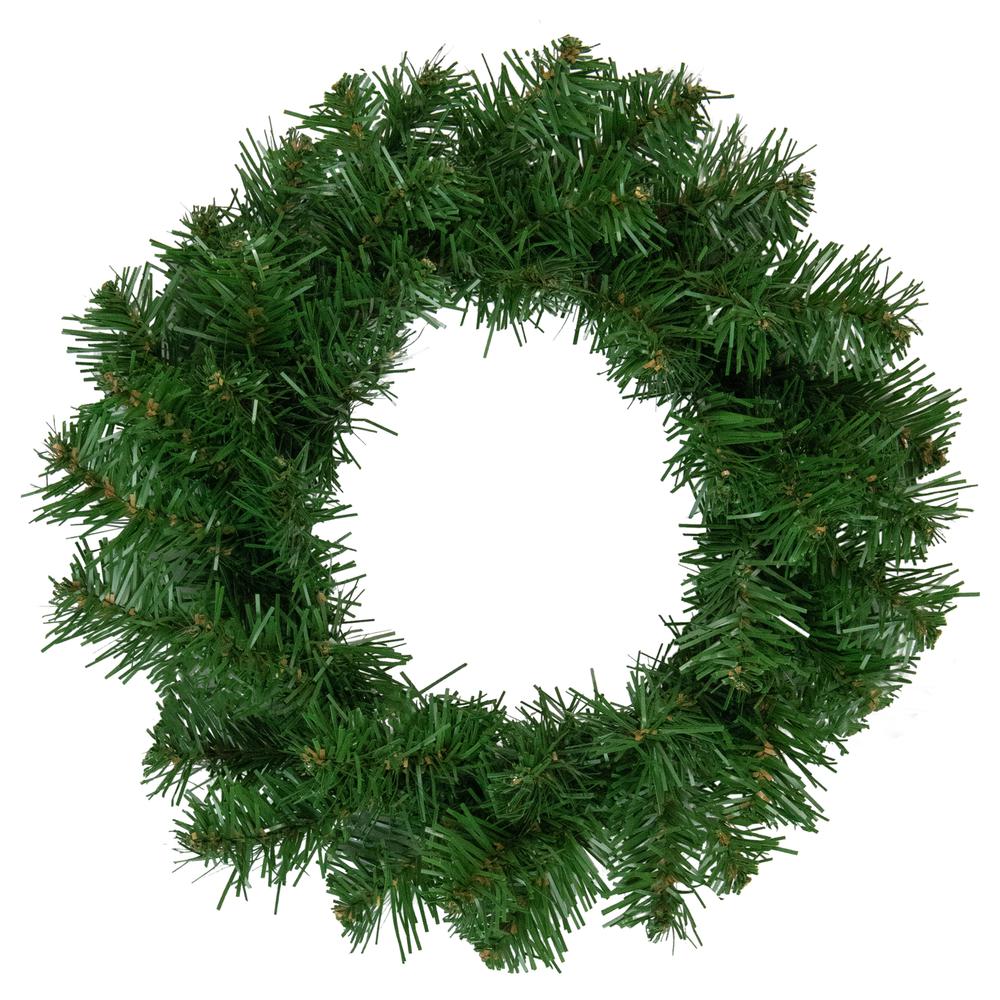 Deluxe Dorchester Full Pine Artificial Christmas Wreath  24-Inch  Unlit. Picture 1