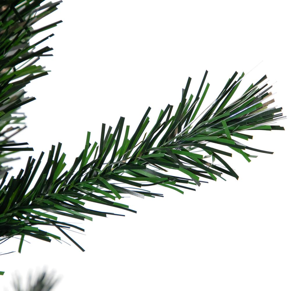 6' Multi-Color Fiber Optic Pine Christmas Tree. Picture 2