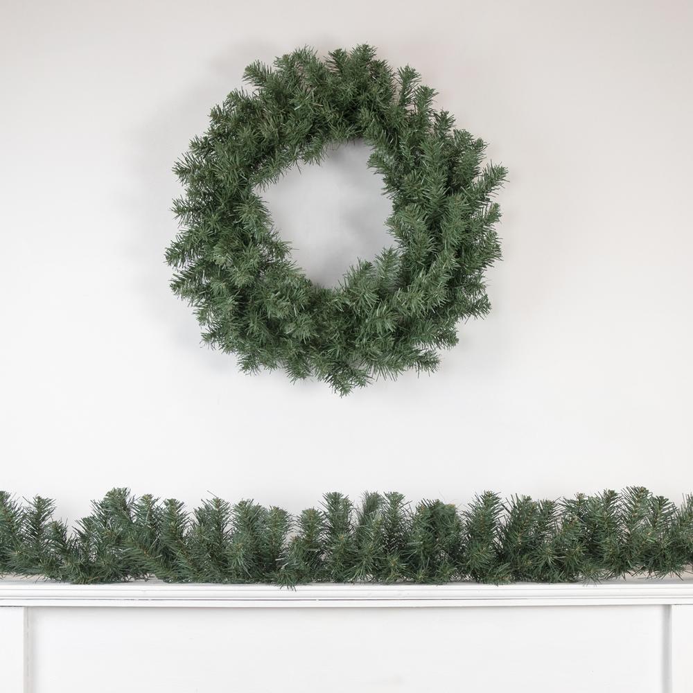 Dakota Red Pine Artificial Christmas Wreath - 24-Inch  Unlit. Picture 2