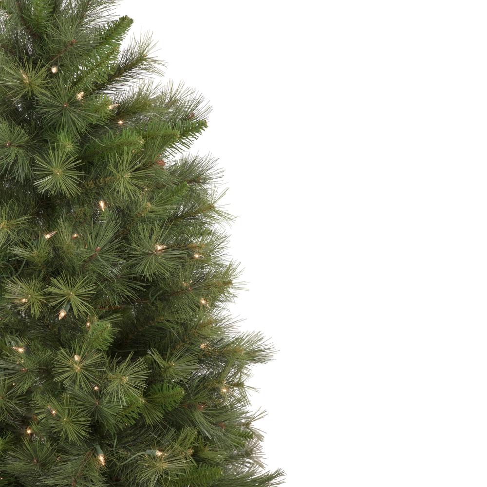 5' Pre-Lit Green Medium Canyon Pine Artificial Christmas Tree  Clear Lights. Picture 3