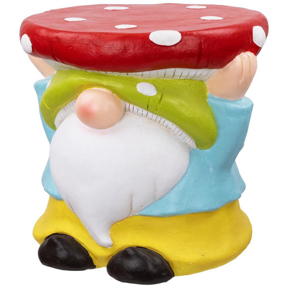 Gnome Mushroom Outdoor Garden Plant Stand - 12.25". Picture 2