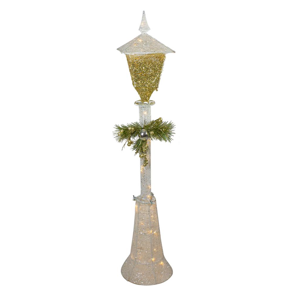 48" Cool White LED Lighted Christmas Outdoor Lamp Post. Picture 1