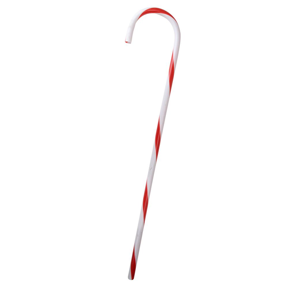 Set of 24 Red and White Candy Cane Christmas Pathway Markers 32". Picture 1