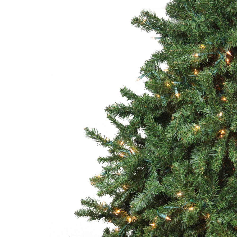 15' Pre-Lit Canadian Pine Commercial Artificial Christmas Tree - Warm White Lights. Picture 2
