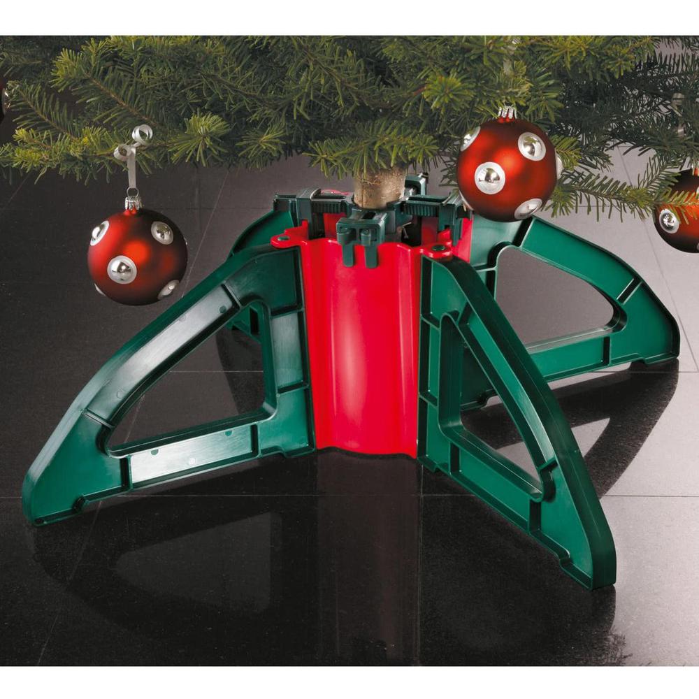Christmas Tree Stand with Clamping System - For Real Live Trees Up To 10'. Picture 2