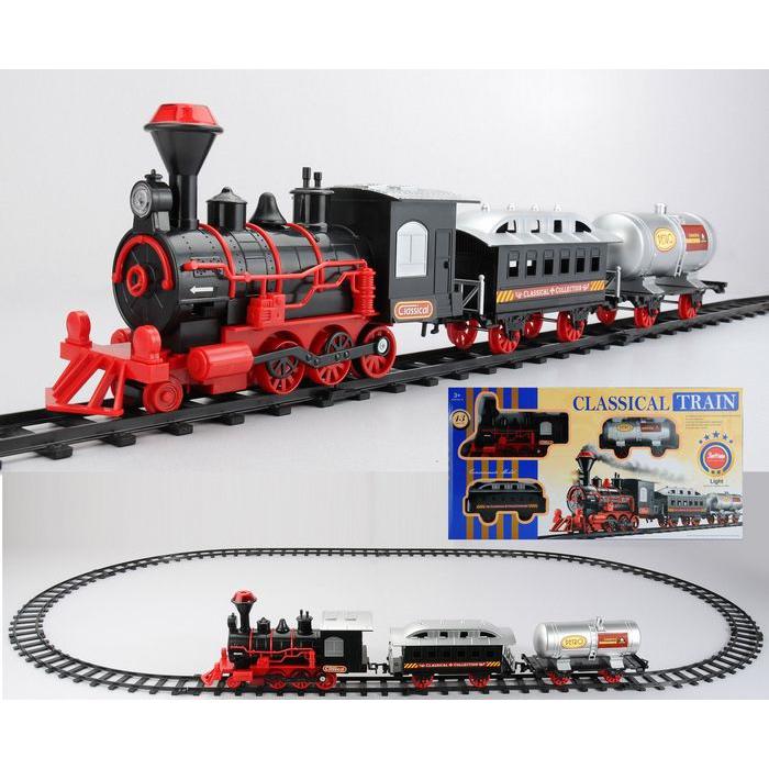13-Piece Battery Lighted/Animated Christmas Express Train Set with Sound 9.25". Picture 4