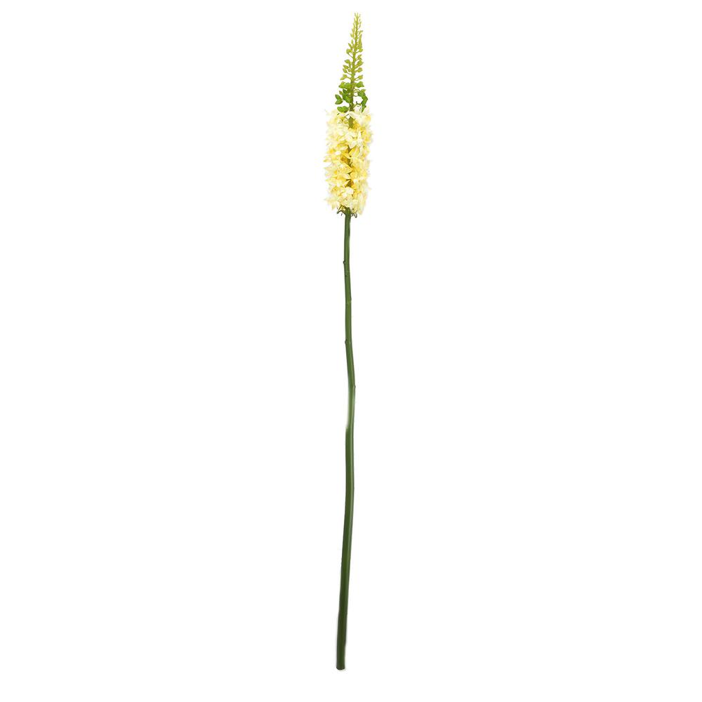 37" Green and Yellow Artificial Foxtail Floral Crafting Stem. Picture 1