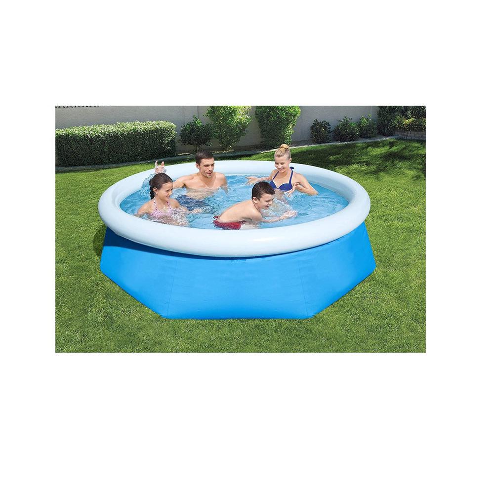8ft Round Inflatable Easy Set Kids Swimming Pool with Filter Pump. Picture 2