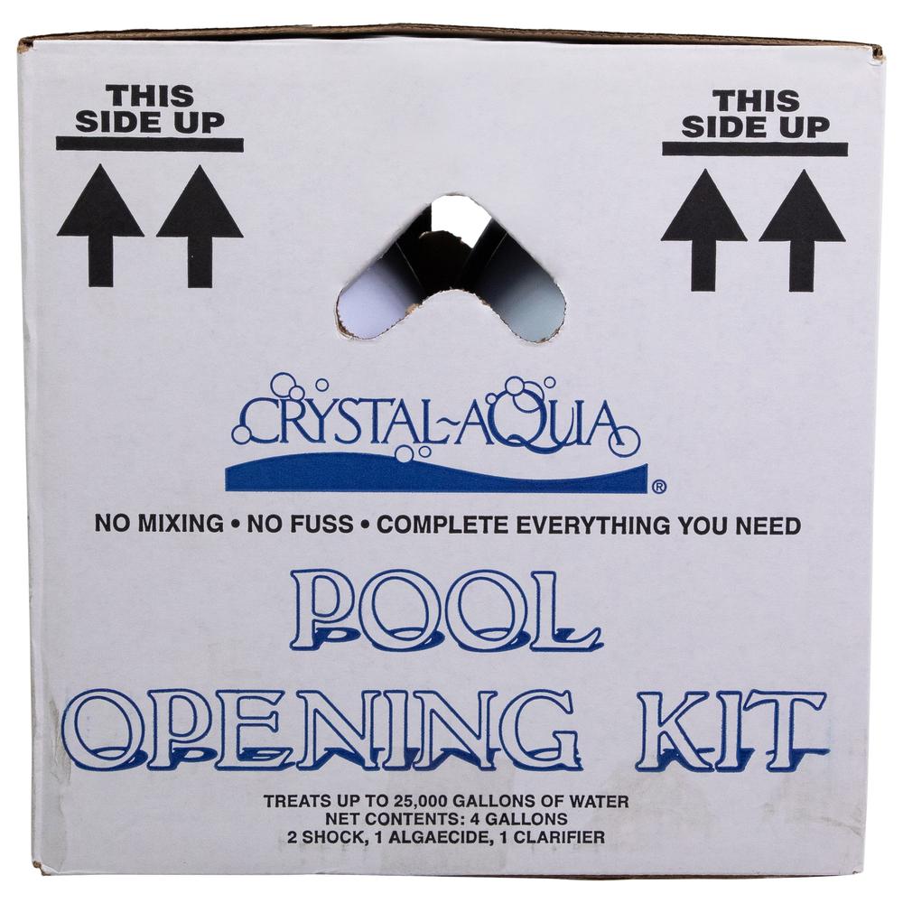 4 Piece Crystal-Aqua Swimming Pool Opening Kit. Picture 2