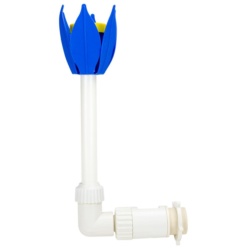 Blue Adjustable Flower Fountain for Swimming Pool and Spa. The main picture.