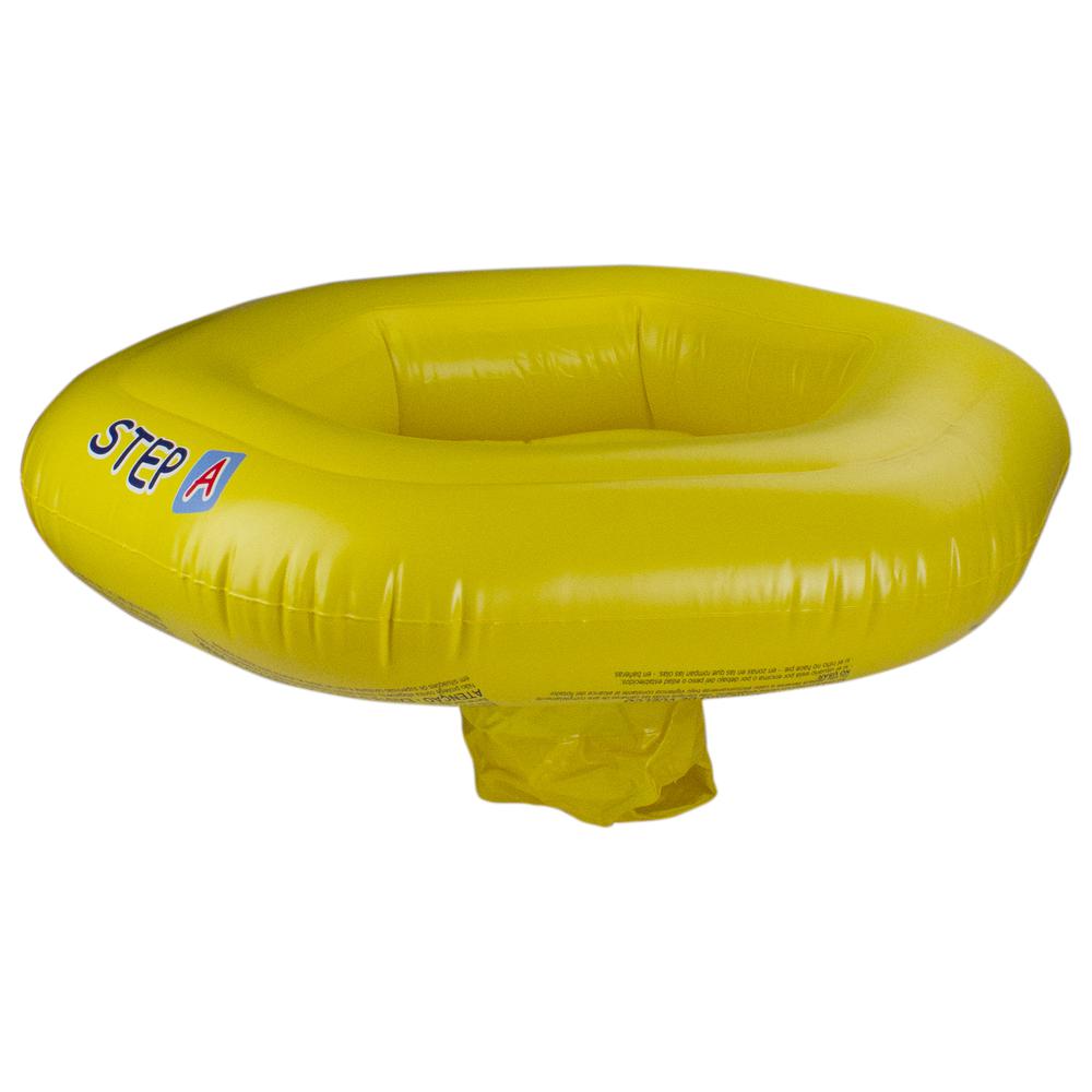 26" Inflatable Yellow STEP A Swimming Pool Baby Seat Float. Picture 3