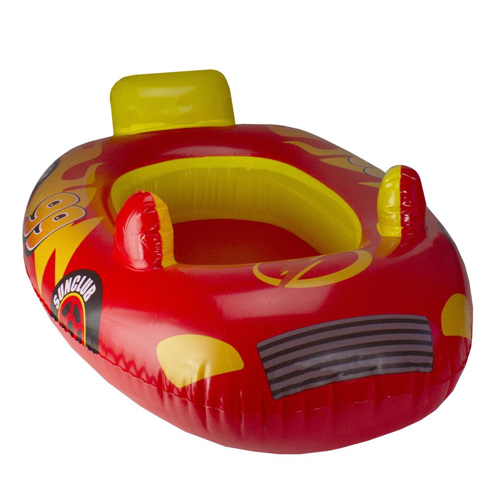 34" Red Children's Race Car Swimming Pool Float. Picture 2