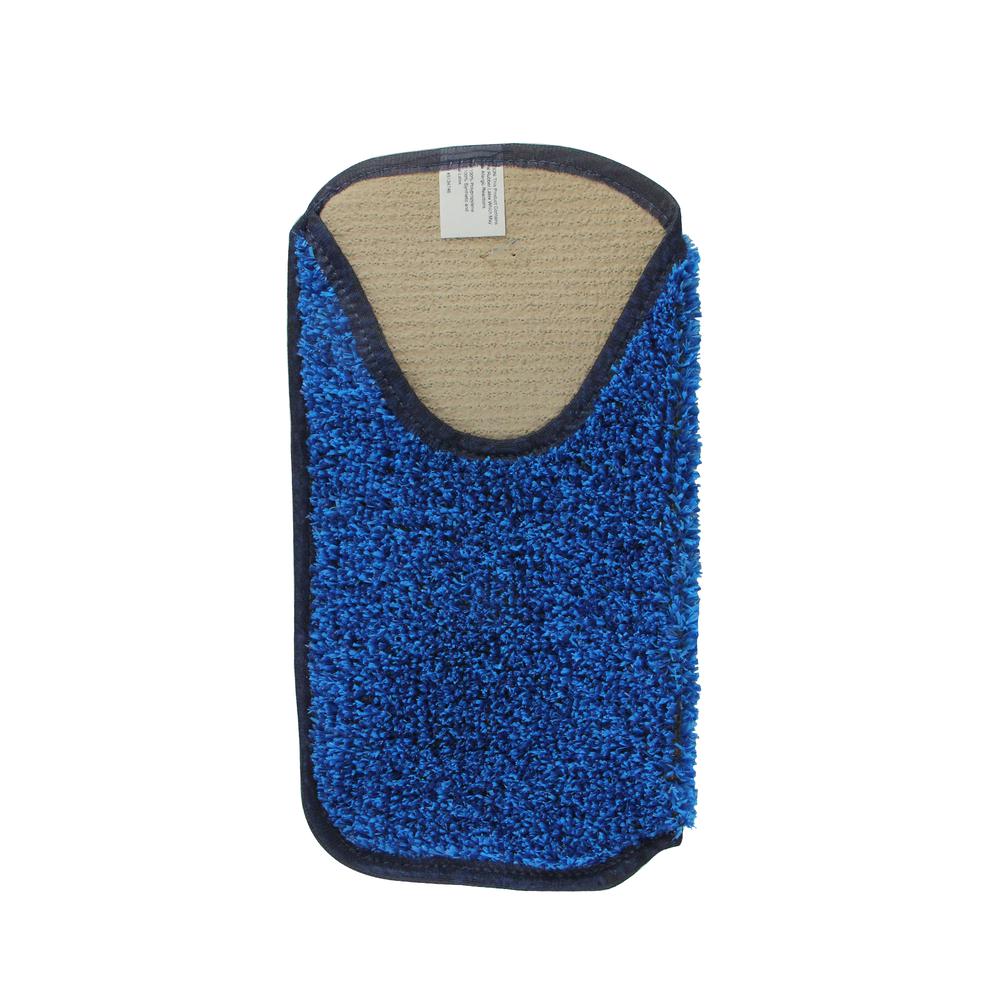 11.5" Blue Mytee Foot Slip-On Pool and Spa Scrubber. Picture 2