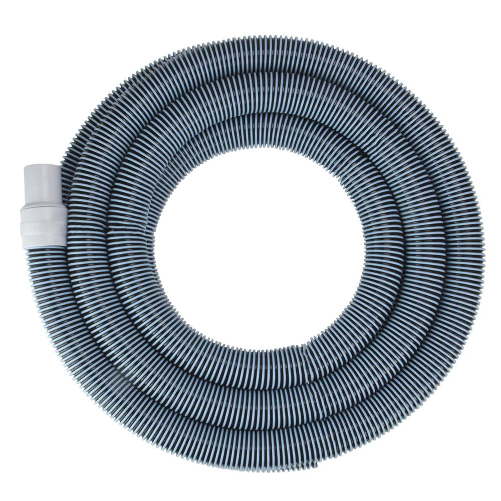 Blue and White Extruded EVA In Ground Swimming Pool Vacuum Hose 25' x 1.5". Picture 1