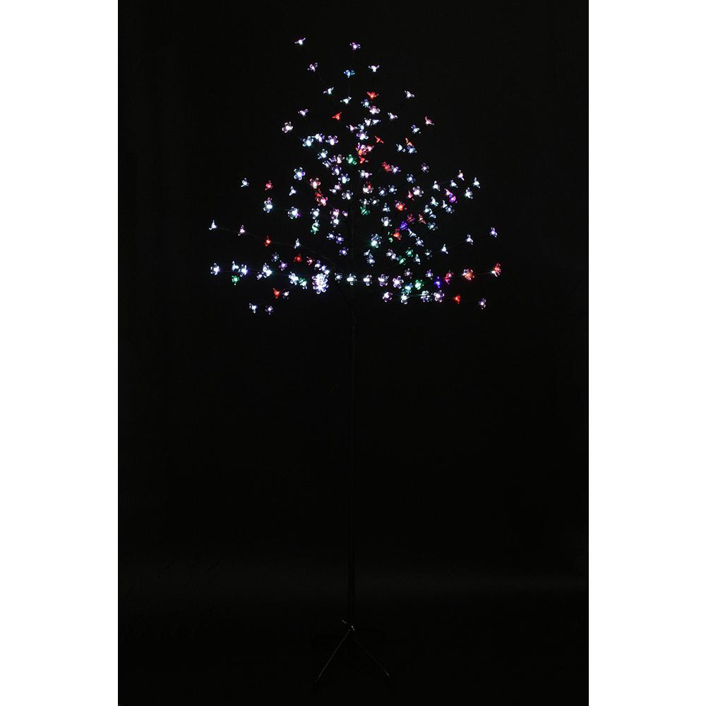 6' LED Lighted Cherry Blossom Flower Tree - Color Changing Lights. Picture 2