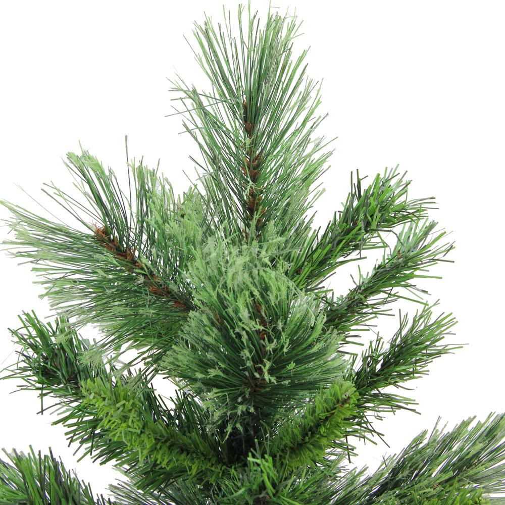 24" Mixed Cashmere Pine Medium Artificial Christmas Tree in Burlap Base - Unlit. Picture 2